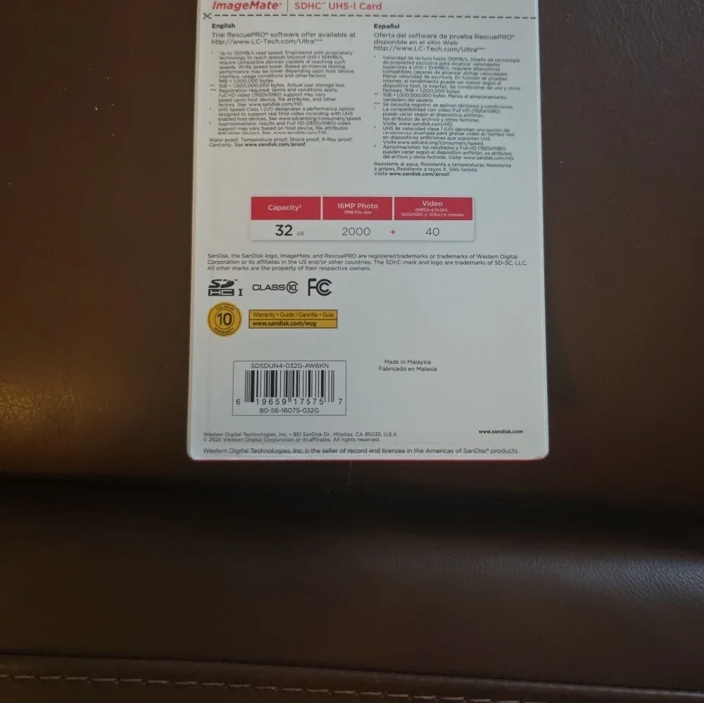 SanDisk ImageMate SDHC UHS-I Memory Card 32gb